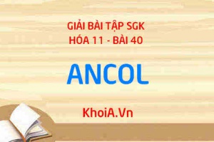 Bài tập Ancol: Giải bài tập 1, 2, 3, 4, 5, 6, 7, 8 trang 186, 187 SGK Hóa 11 bài 40